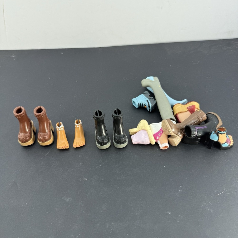 Barbie My Scene Style Doll Shoe Lot 3 Pairs + Mismatched Singles Boots Heels